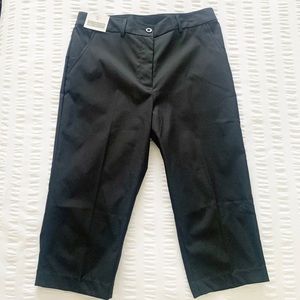Monterey Club Elite Women’s Black Crop Pants Size 10